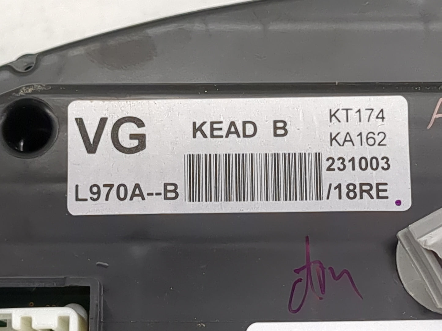 2017-2018 Mazda Cx-5 Instrument Cluster Speedometer Gauges P/N:TK49 55430 L970A--B Miles: Fits Fits 2017 2018 OEM Used Auto