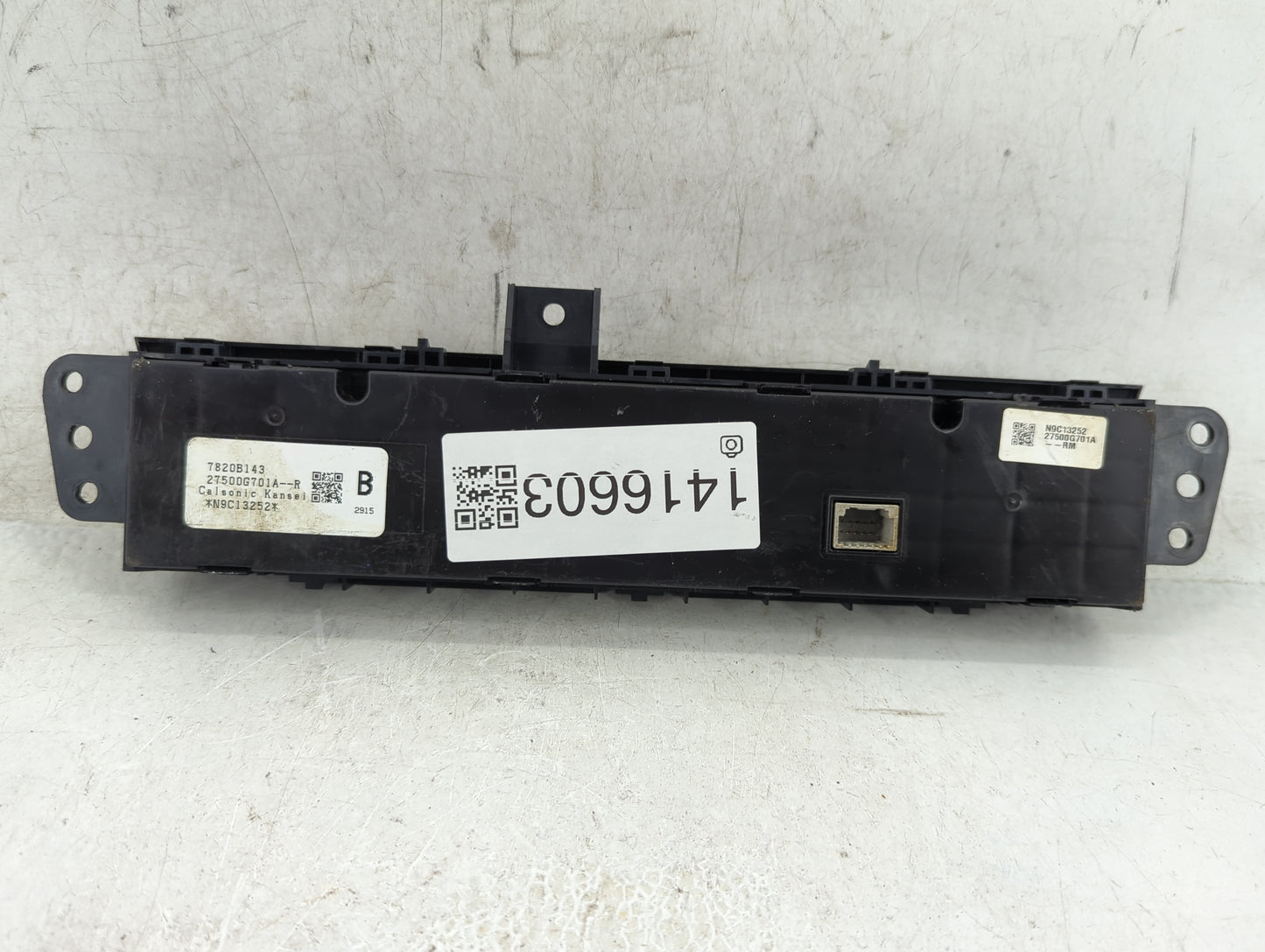 2024 Mitsubishi Outlander Climate Control Module Temperature AC/Heater Replacement P/N:7820B143 Fits OEM Used Auto Parts - O