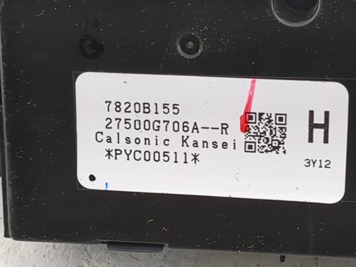 2024 Mitsubishi Outlander Climate Control Module Temperature AC/Heater Replacement P/N:7820B155 27500G706A, PYC00511 Fits OE