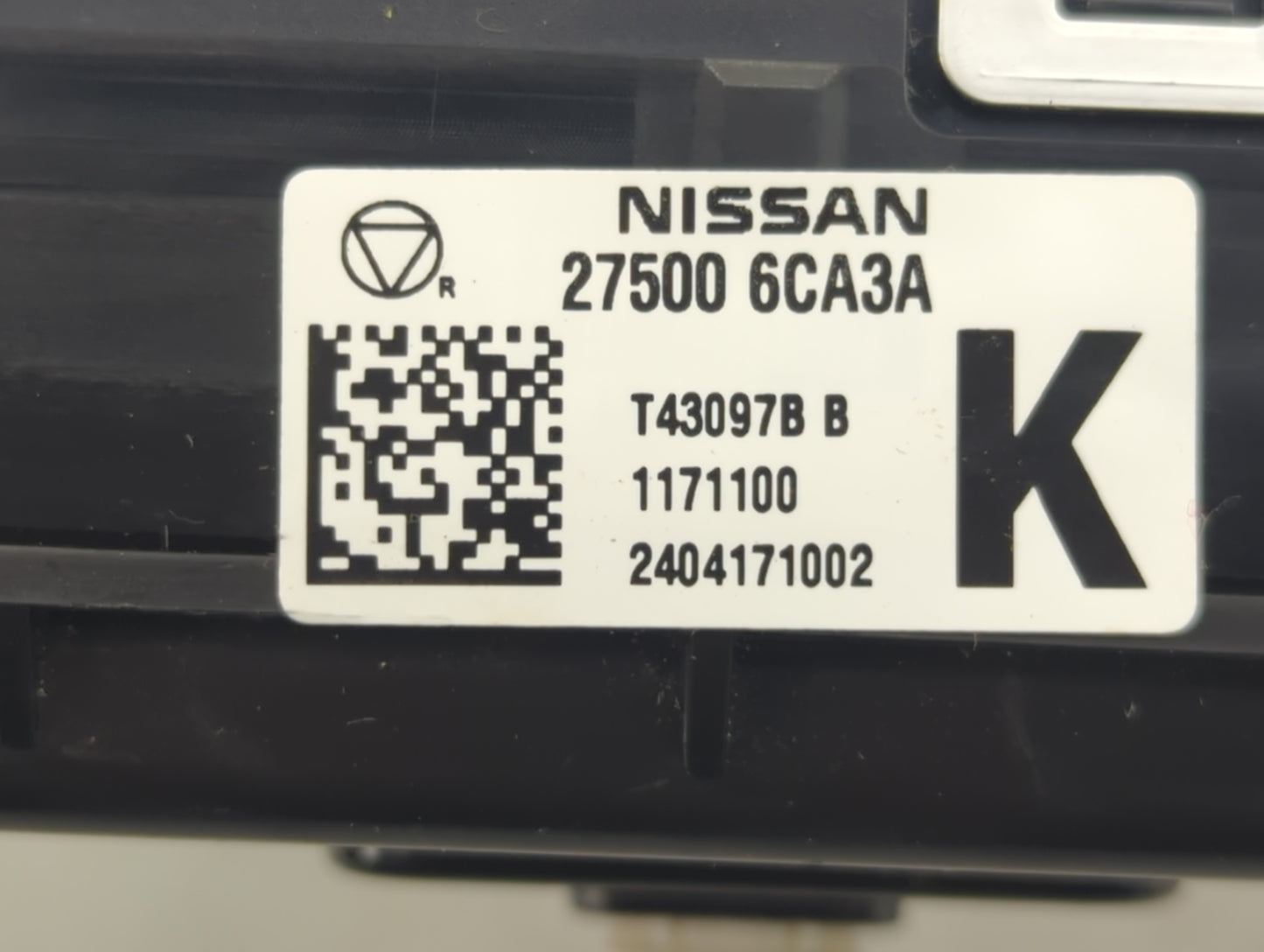 2019-2022 Nissan Altima Climate Control Module Temperature AC/Heater Replacement P/N:27500 6CA3A Fits Fits 2019 2020 2021 20