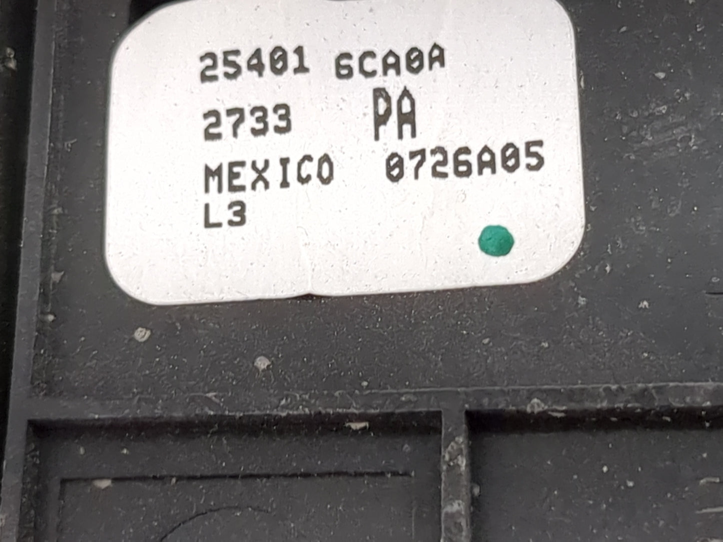2019-2022 Nissan Altima Master Power Window Switch Replacement Driver Side Left P/N:25401 6CA0A Fits Fits 2019 2020 2021 202