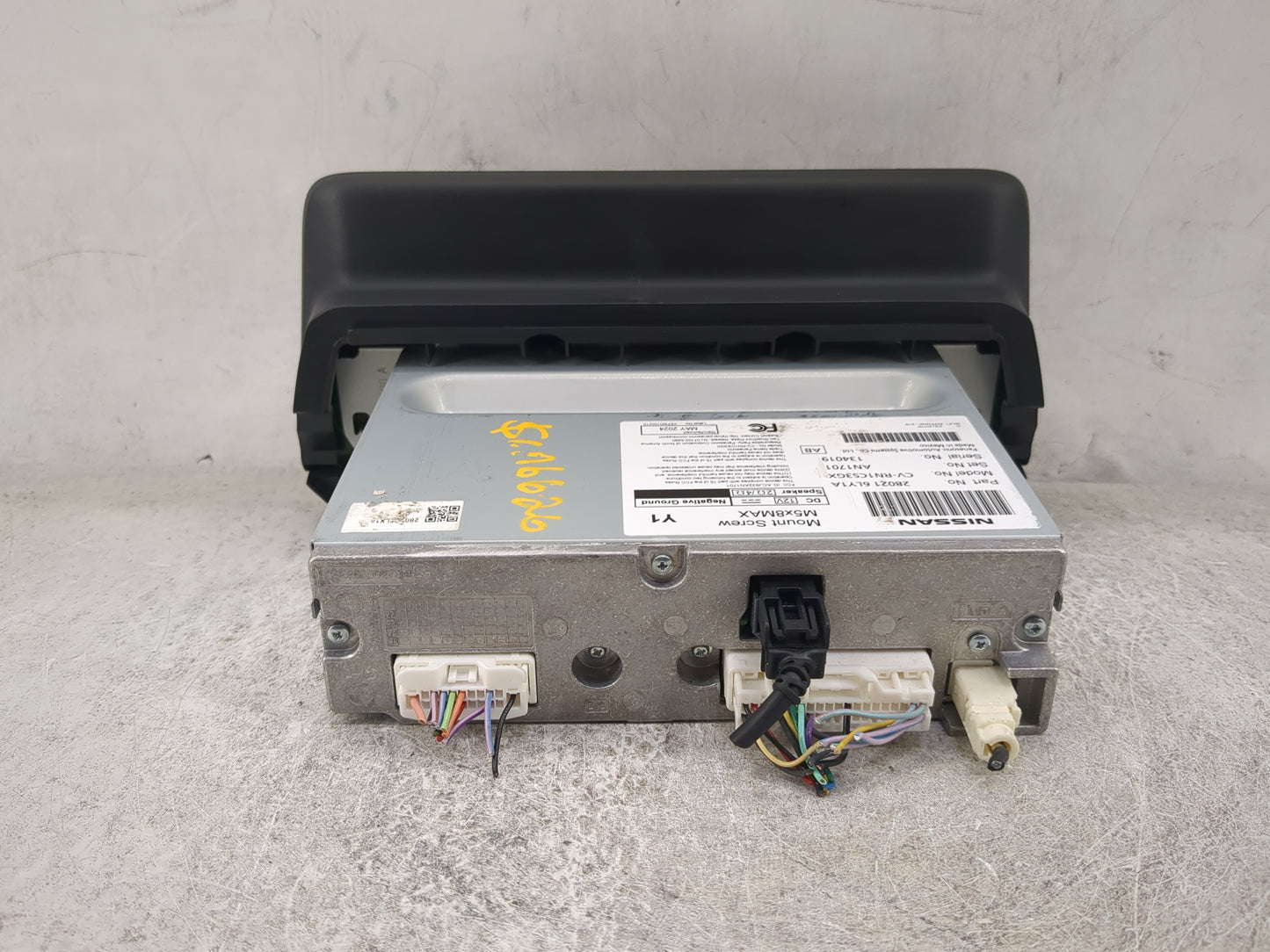 2024 Nissan Sentra Radio AM FM Cd Player Receiver Replacement P/N:28021 6LY1A CV-RN1CS3GX, ACJ932AN1701, 216J-AN1701 Fits OE