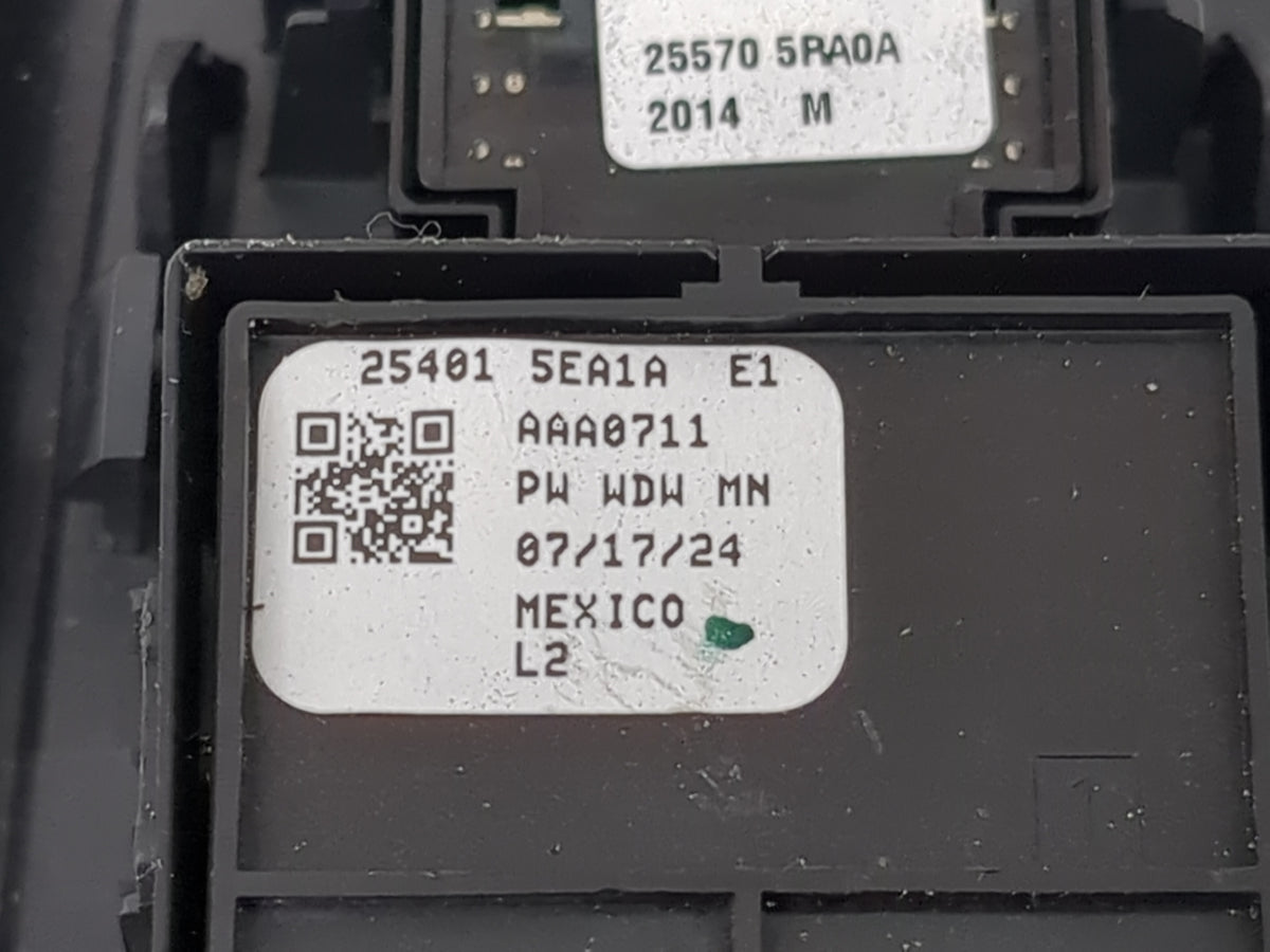 2020-2022 Nissan Versa Master Power Window Switch Replacement Driver Side Left P/N:25401 5EA1A 25570 5RA0A Fits OEM Used Aut