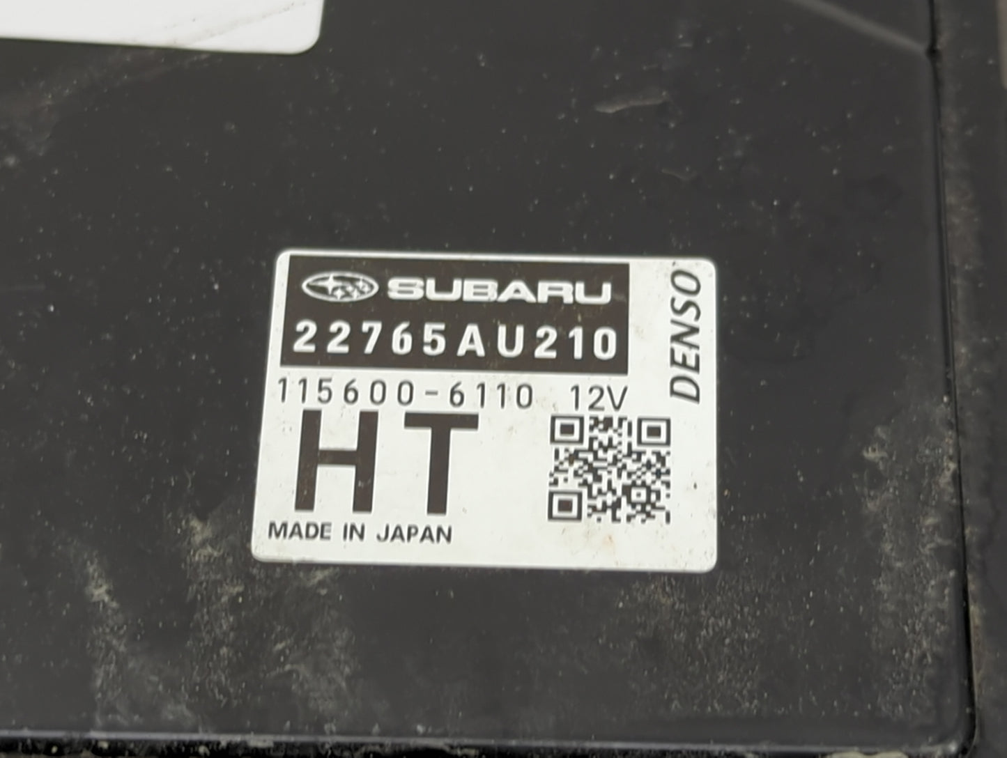 2024 Subaru Forester PCM Engine Control Computer ECU ECM PCU OEM P/N:22765AU210 115600-6110 Fits OEM Used Auto Parts - Oemus