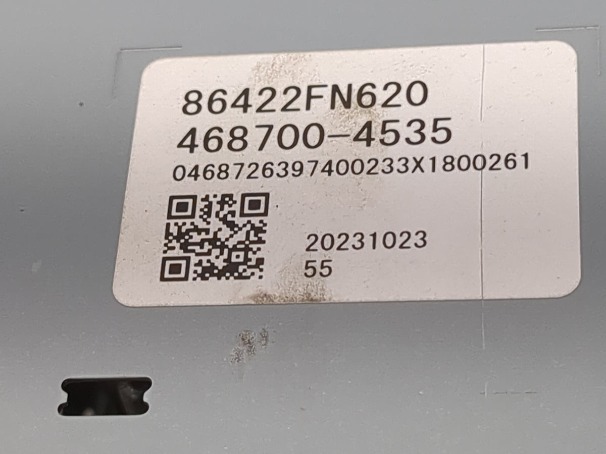 2024 Subaru Impreza Radio AM FM Cd Player Receiver Replacement P/N:86422FN620 468700-4535 Fits OEM Used Auto Parts - Oemused
