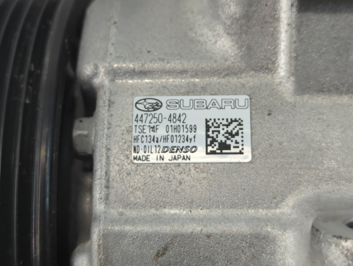 2020-2022 Subaru Legacy Air Conditioning A/c Ac Compressor Oem - Oemusedautoparts1.com