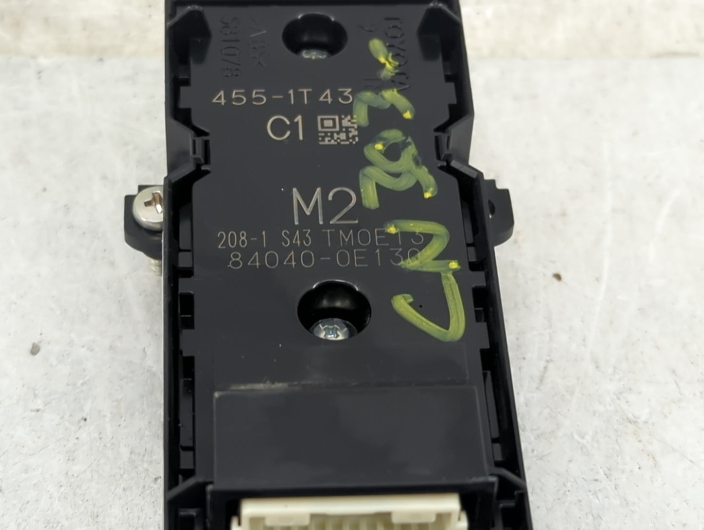 2018-2022 Toyota Camry Master Power Window Switch Replacement Driver Side Left P/N:455-1T43 84040-0E130 Fits OEM Used Auto P