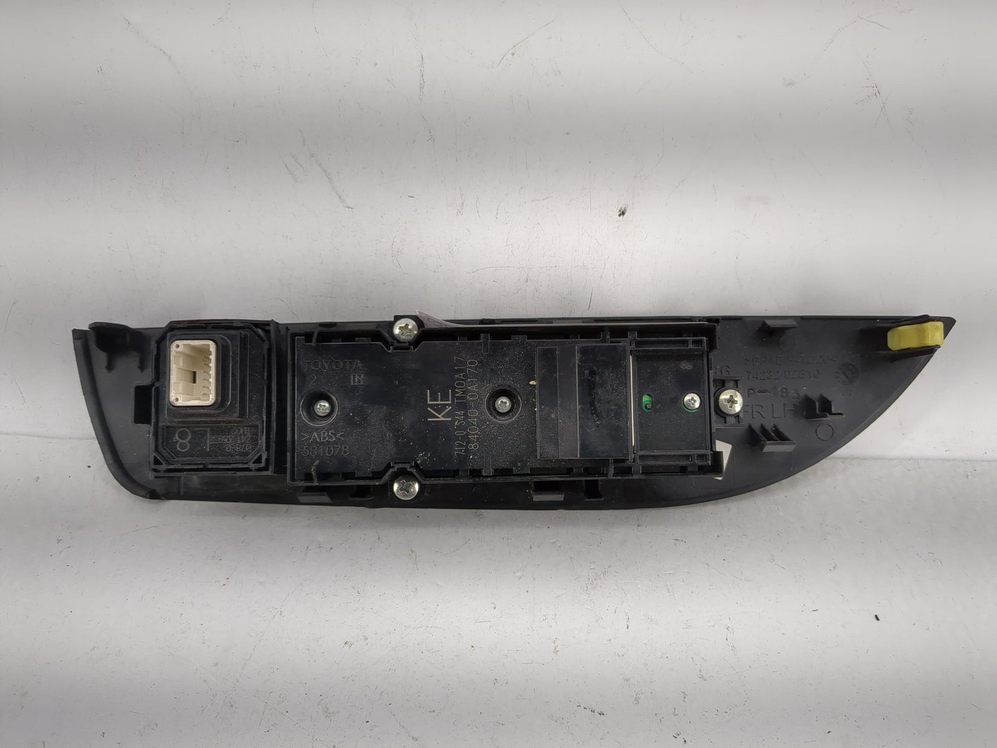 2024 Toyota Corolla Master Power Window Switch Replacement Driver Side Left Fits Fits 2019 2020 OEM Used Auto Parts - Oemuse