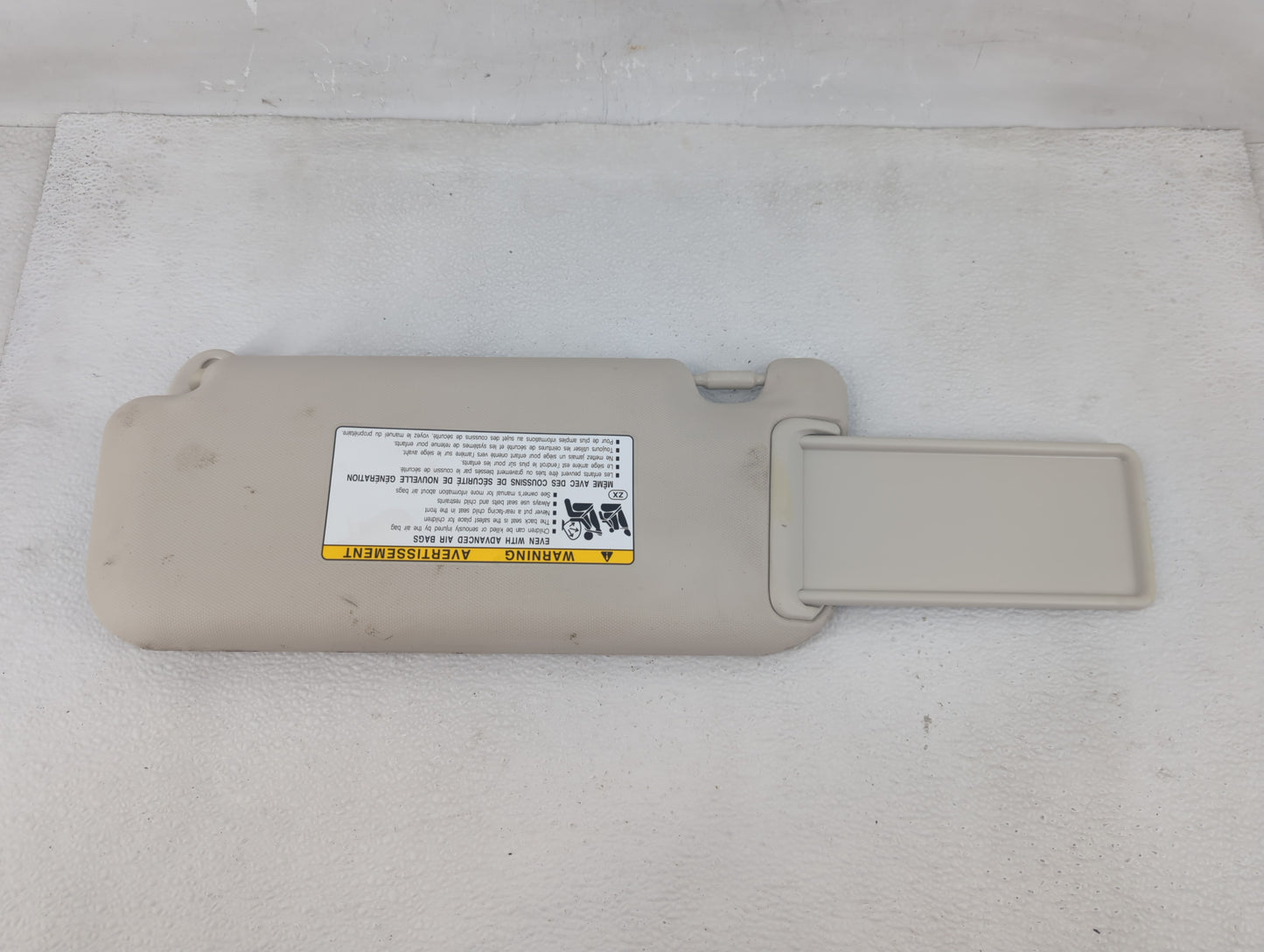 2024 Toyota Corolla Sun Visor Shade Replacement Passenger Right Mirror Fits OEM Used Auto Parts - Oemusedautoparts1.com