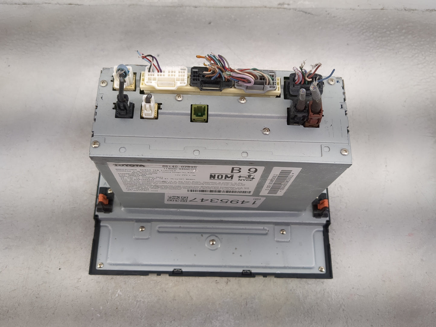 2024 Toyota Corolla Radio AM FM Cd Player Receiver Replacement P/N:86140-02B90 114000-8460G101, BABTN0023A, TN0023A Fits OEM