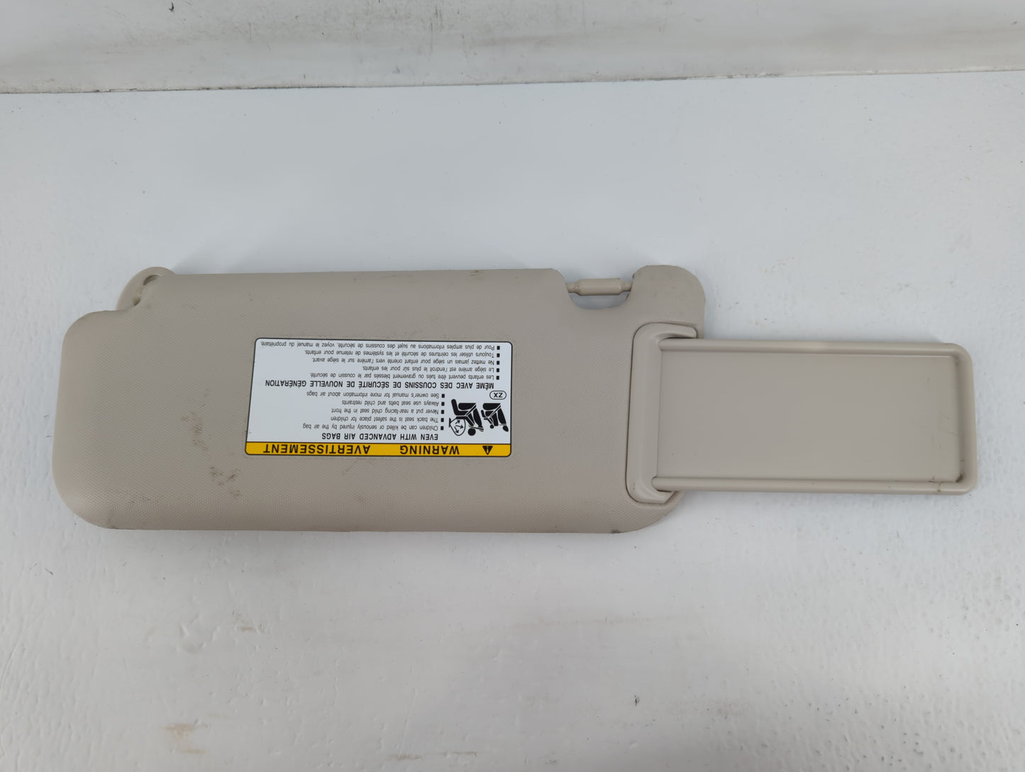 2024 Toyota Corolla Sun Visor Shade Replacement Passenger Right Mirror Fits OEM Used Auto Parts - Oemusedautoparts1.com