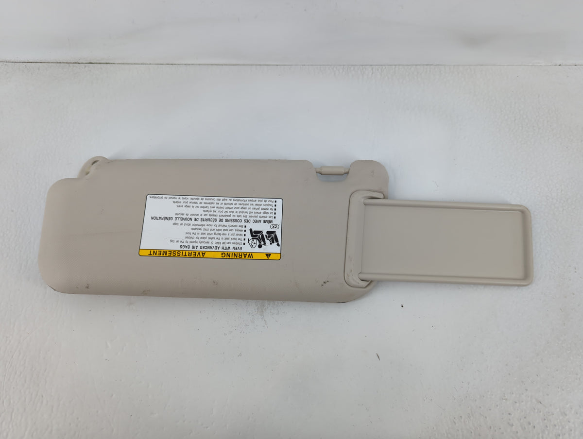 2022 Toyota Corolla Sun Visor Shade Replacement Passenger Right Mirror Fits OEM Used Auto Parts - Oemusedautoparts1.com
