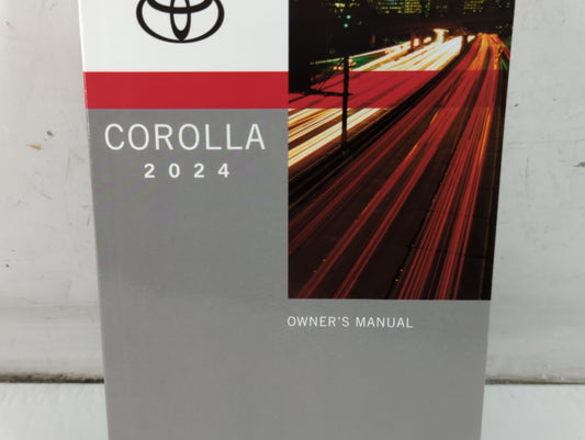 2024 Toyota Corolla Owners Manual Book Guide P/N:01999-02684 OEM Used Auto Parts