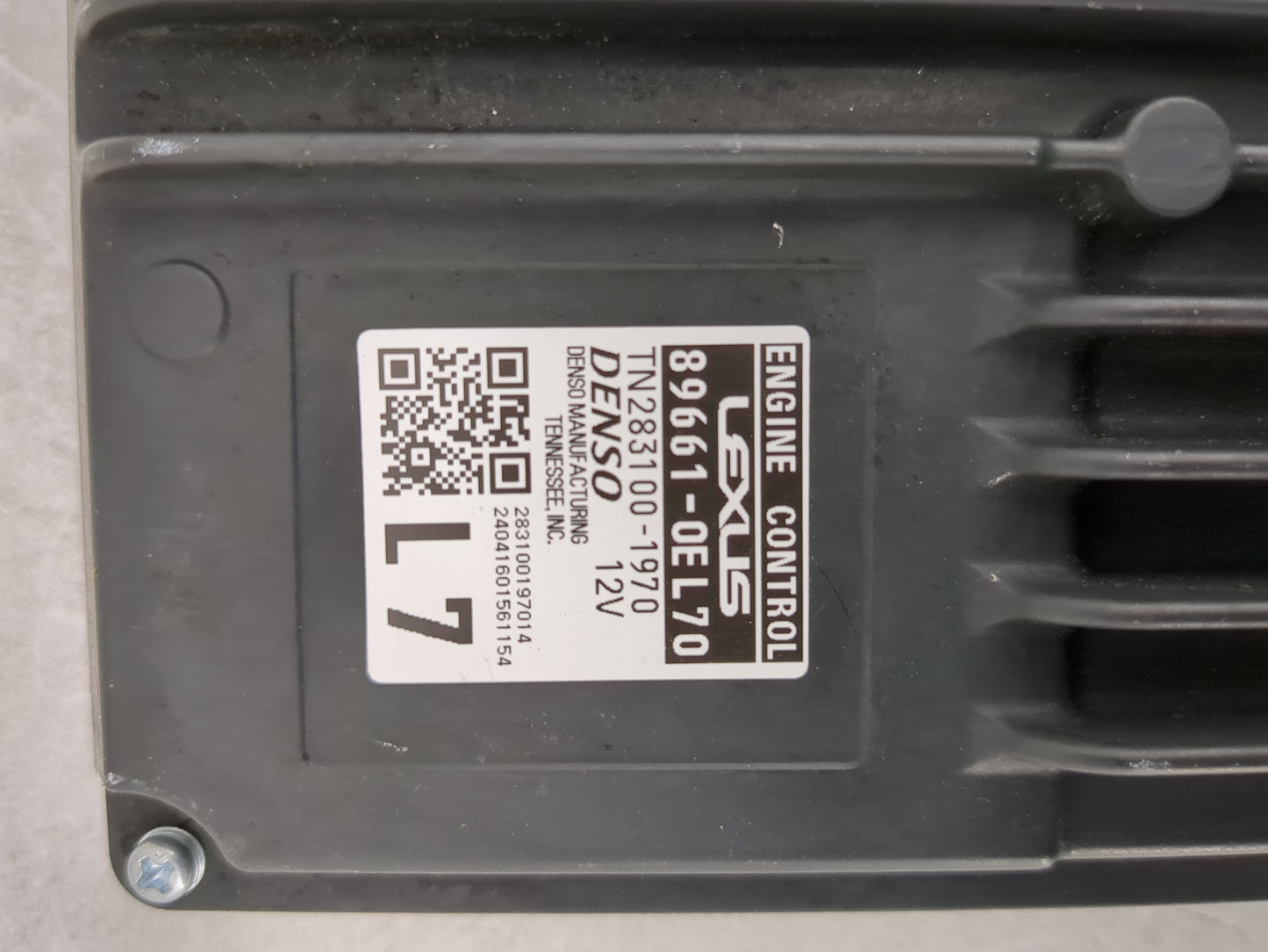 2024 Toyota Grand Highlander PCM Engine Control Computer ECU ECM PCU OEM P/N:89661-0EL70 TN283100-1970 Fits OEM Used Auto Pa