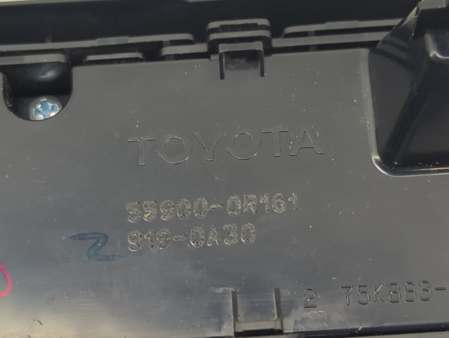 2019-2022 Toyota Rav4 Climate Control Module Temperature AC/Heater Replacement P/N:55900-0R161 919-0A30 Fits OEM Used Auto P