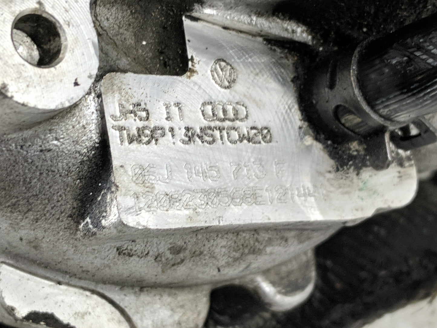 2024 Volkswagen Gti Turbocharger Exhaust Manifold With Turbo Charger - Oemusedautoparts1.com