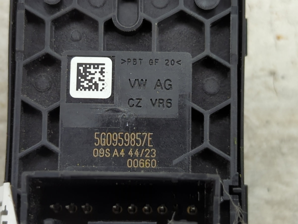 2024 Volkswagen Tiguan Master Power Window Switch Replacement Driver Side Left P/N:5G0959857E Fits OEM Used Auto Parts - Oem