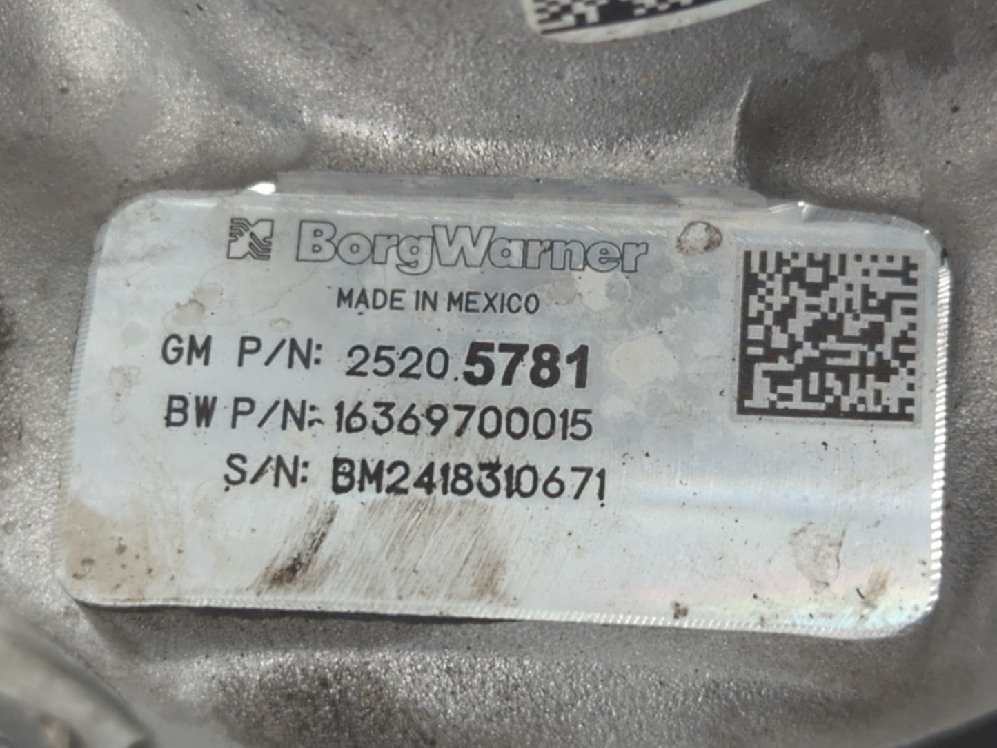 2025 Trax Turbocharger Turbo Charger Super Charger Supercharger - Oemusedautoparts1.com