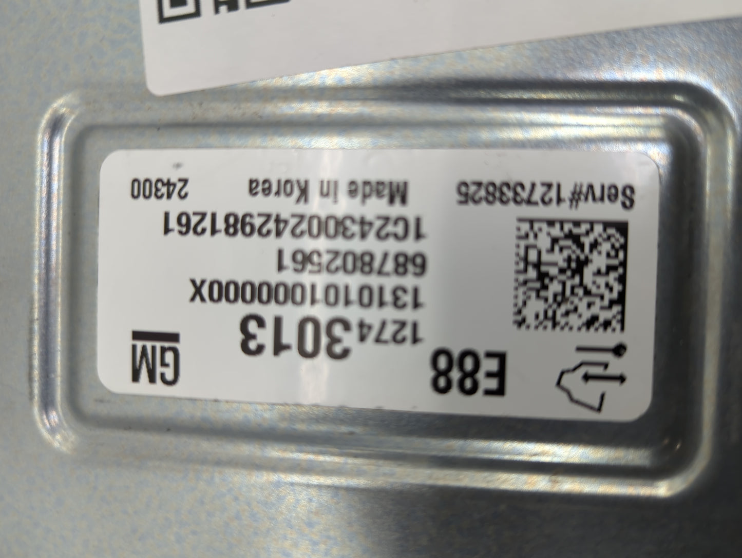 2025 Chevrolet Trax PCM Engine Control Computer ECU ECM PCU OEM P/N:12743013 13101010000000X, 68780256, 1C24300242981261 Fit