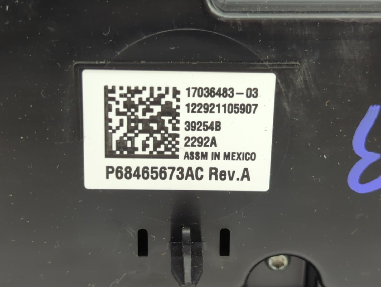 2025 Dodge Durango Climate Control Module Temperature AC/Heater Replacement P/N:P68465673AC Fits OEM Used Auto Parts - Oemus