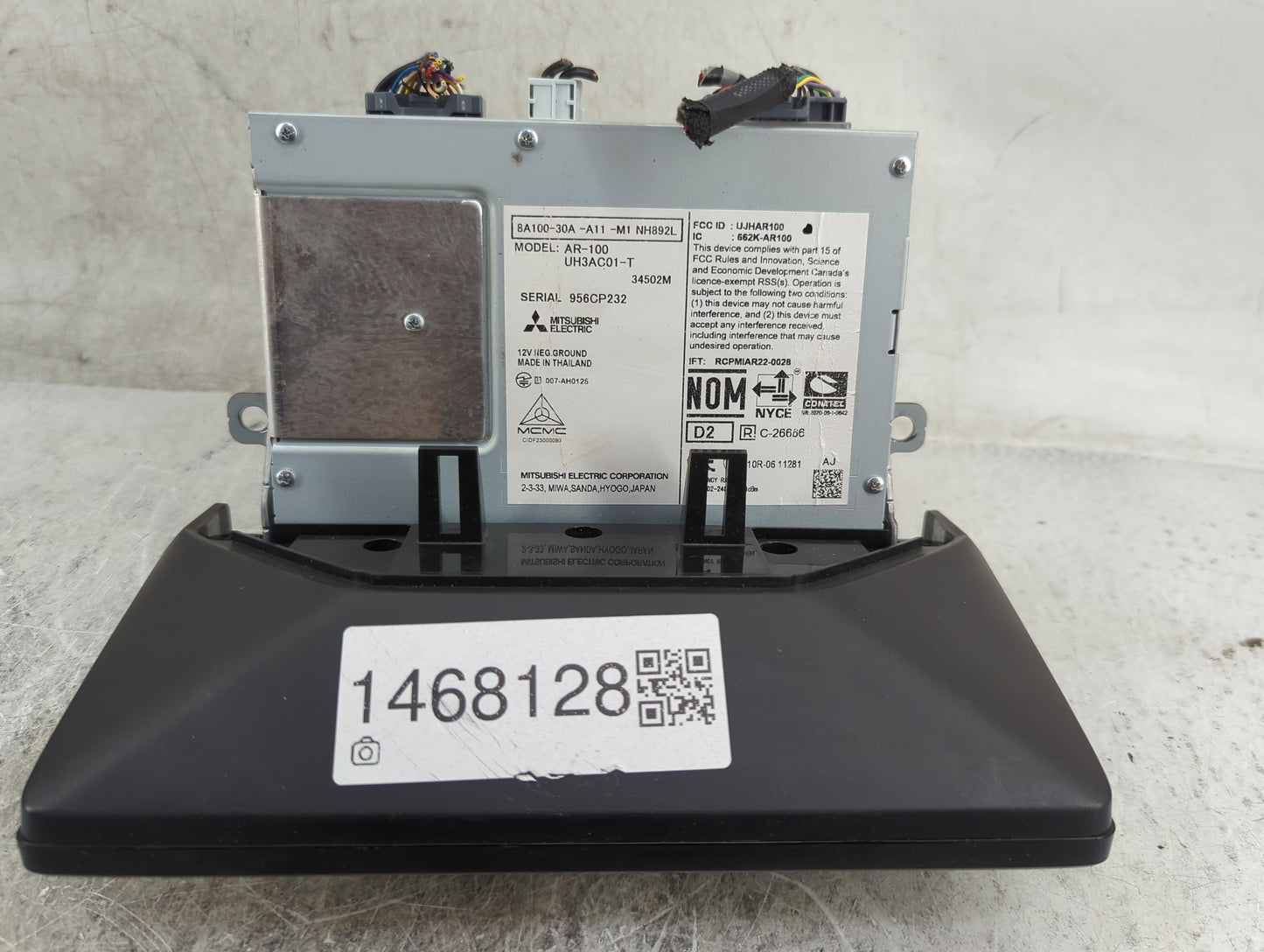 2025 Honda Accord Radio AM FM Cd Player Receiver Replacement P/N:8A100-30A-A11-M1 AR-100, UH3AC01-T, UJHAR100, 662K-AR100 Fi