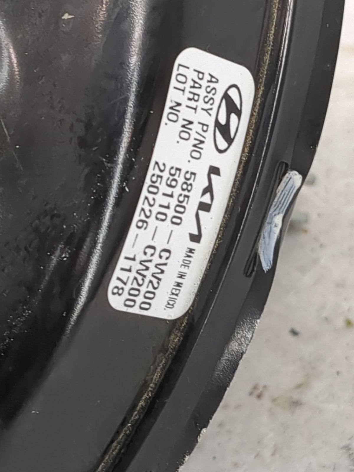 2022-2022 Hyundai Tucson Power Brake Booster Oem 1510116 - Oemusedautoparts1.com