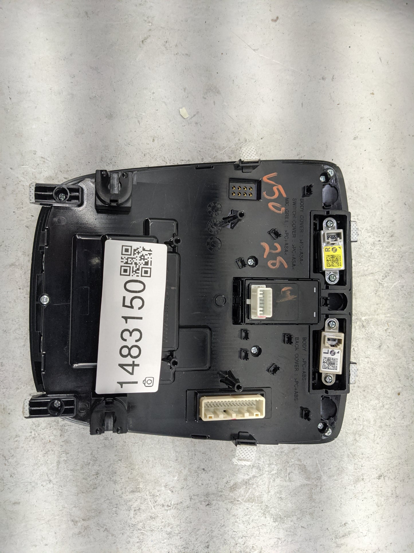 2025 Kia K5 Overhead Console W/rear Climate Control Black - Oemusedautoparts1.com