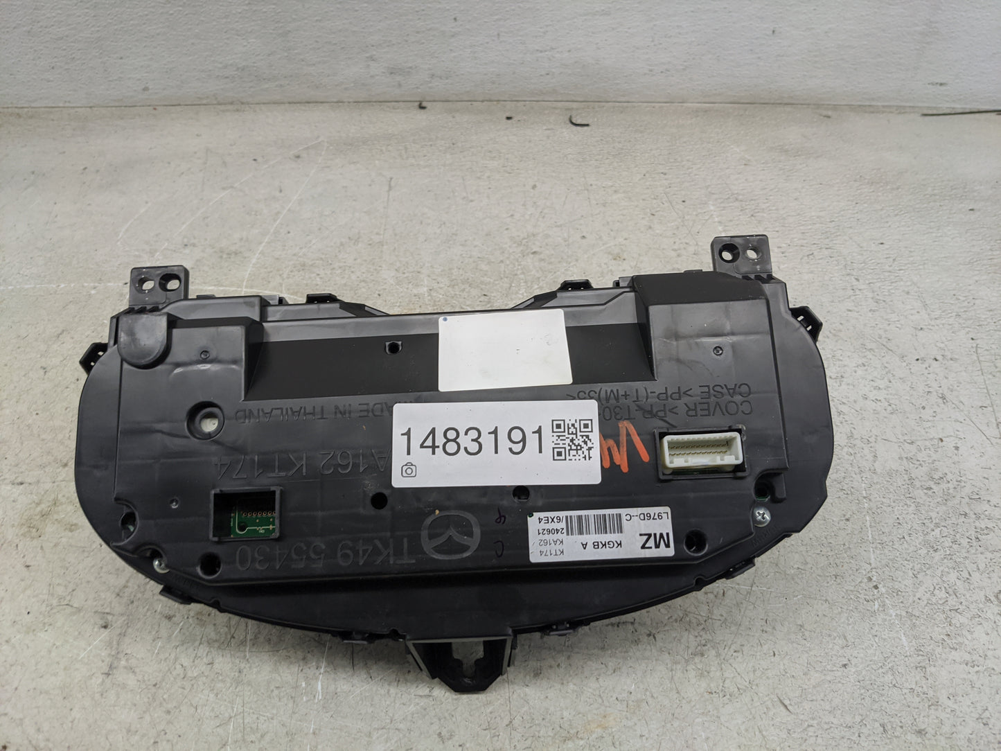 2017-2018 Mazda Cx-5 Instrument Cluster Speedometer Gauges P/N:TK49 55430 L976D-C, KT174, KGKB A, KA162 Miles: Fits Fits 201