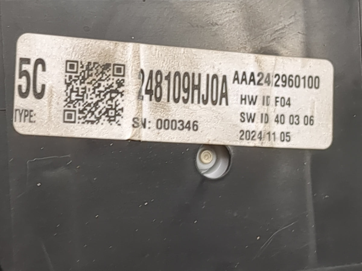 2025 Nissan Altima Instrument Cluster Speedometer Gauges P/N:248109HJ0A AAA242960100 Miles:9K Fits OEM Used Auto Parts - Oem
