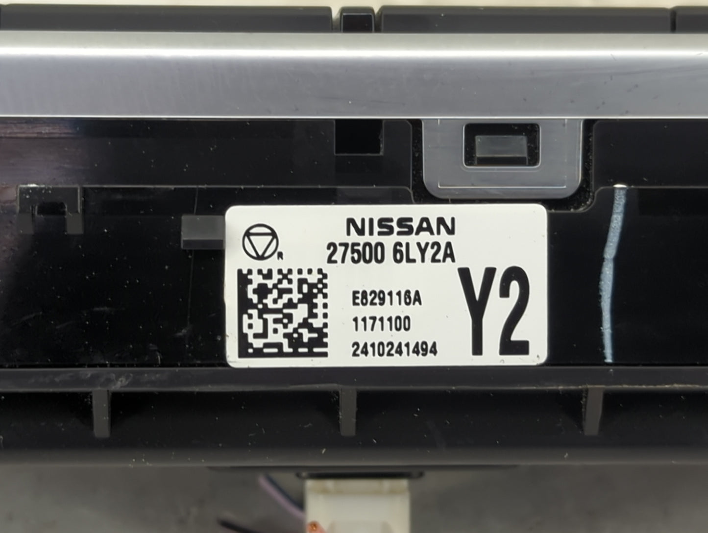 2025 Nissan Sentra Climate Control Module Temperature AC/Heater Replacement P/N:27500 6LY2A 27500-6LY2A Fits OEM Used Auto P