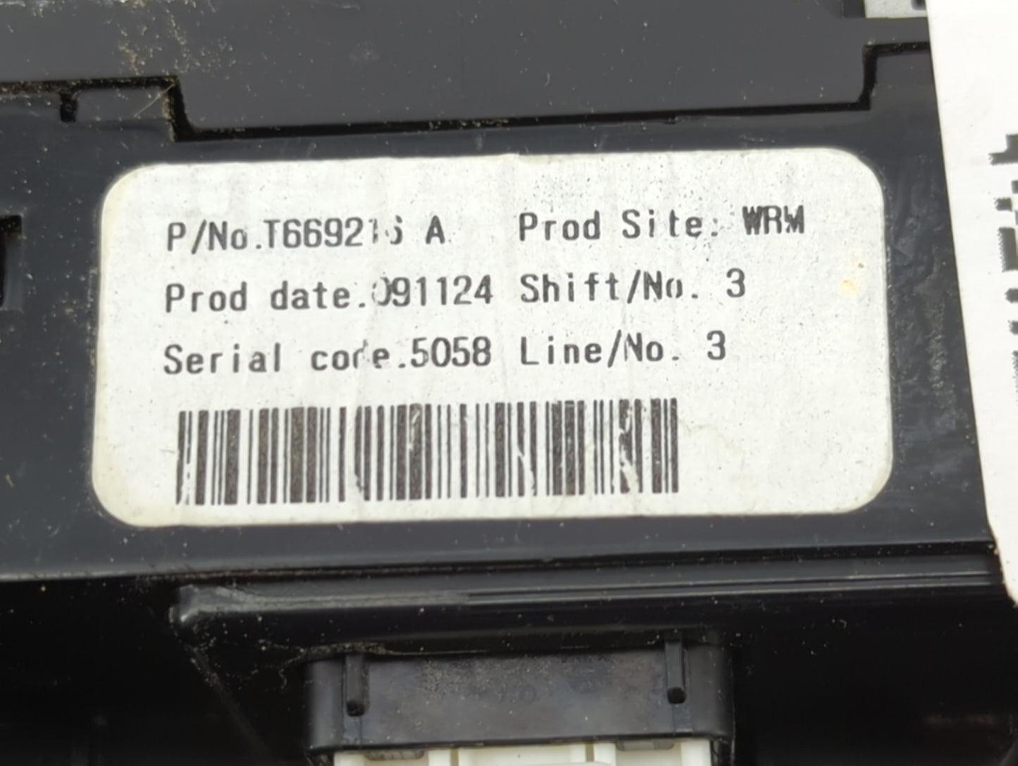 2025 Nissan Versa Climate Control Module Temperature AC/Heater Replacement P/N:T669216 A Fits OEM Used Auto Parts - Oemuseda