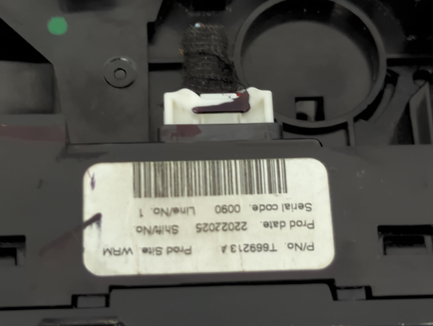 2025 Nissan Versa Climate Control Module Temperature AC/Heater Replacement P/N:T669213A Fits OEM Used Auto Parts - Oemusedau