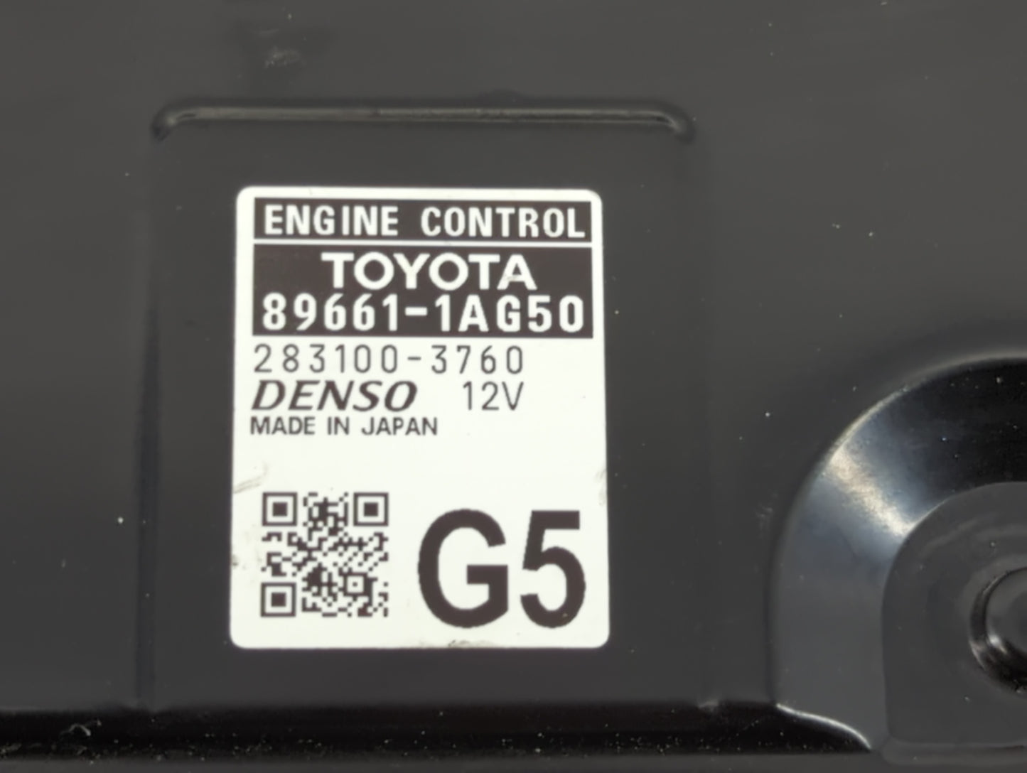 2025 Toyota Corolla PCM Engine Control Computer ECU ECM PCU OEM P/N:89661-1AG50 Fits OEM Used Auto Parts - Oemusedautoparts1