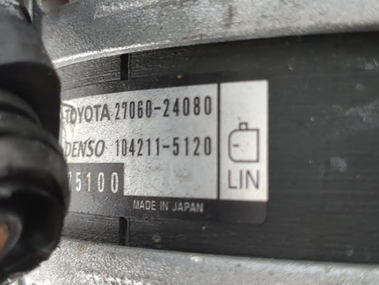 2019-2022 Toyota Corolla Alternator Replacement Generator Charging Assembly Engine OEM P/N:27060-F2260 Fits OEM Used Auto Parts