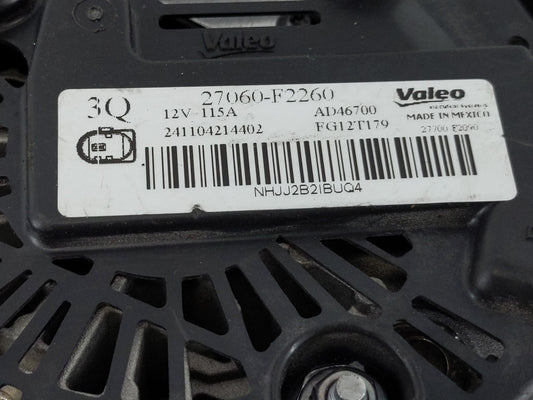 2019-2022 Toyota Corolla Alternator Replacement Generator Charging Assembly Engine OEM P/N:27060-F2260 Fits OEM Used Auto Parts