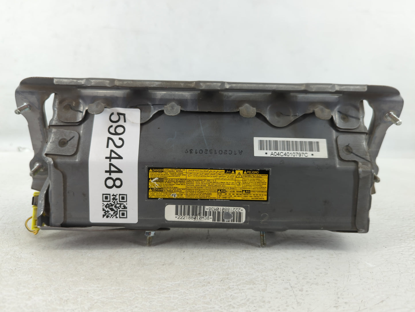 2012-2016 Mercedes-Benz Slk350 Air Bag Passenger Right Knee OEM P/N:BAM-PT1-1150 222188010M38 Fits OEM Used Auto Parts - Oem