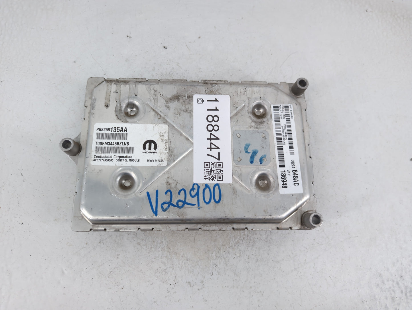 2016-2019 Dodge Journey PCM Engine Control Computer ECU ECM PCU OEM P/N:P68274648AC Fits Fits 2016 2017 2018 2019 OEM Used A