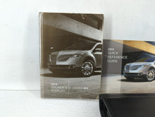 2013 Lincoln Mkx Owners Manual Book Guide OEM Used Auto Parts