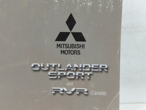 2011 Mitsubishi Outlander Sport Owners Manual Book Guide OEM Used Auto Parts