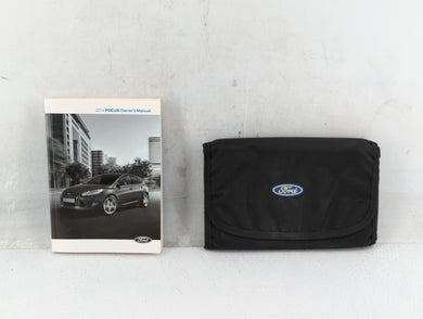 2014 Ford Focus Owners Manual Book Guide P/N:EM5J 19A321 AA OEM Used Auto Parts
