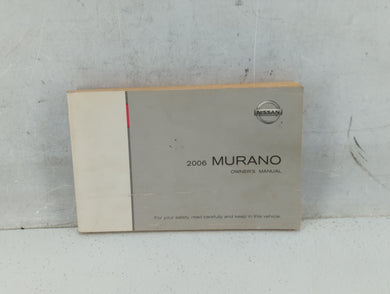 2006 Nissan Murano Owners Manual Book Guide P/N:OM6E 0Z50U0 OEM Used Auto Parts