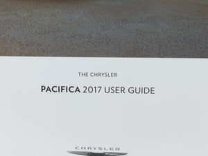 2017 Chrysler Pacifica Owners Manual Book Guide P/N:17RU-926-AA OEM Used Auto Parts