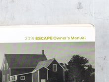 2019 Ford Escape Owners Manual Book Guide P/N:KJ5J 19A321 AA OEM Used Auto Parts