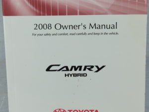 2008 Toyota Camry Owners Manual Book Guide P/N:01999-33760 OEM Used Auto Parts