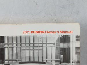 2015 Ford Fusion Owners Manual Book Guide P/N:FE5J-19A321 AA OEM Used Auto Parts