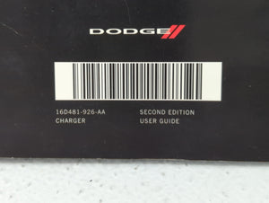 2016 Dodge Charger Owners Manual Book Guide P/N:16D841-926-AA OEM Used Auto Parts