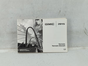 2015 Gmc Terrain Owners Manual Book Guide P/N:22985507+ OEM Used Auto Parts