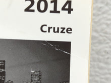 2014 Chevrolet Cruze Owners Manual Book Guide P/N:22895907 OEM Used Auto Parts