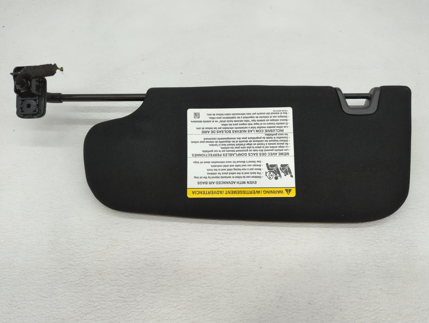 2017 Lincoln Continental Sun Visor Shade Replacement Passenger Right Mirror Fits OEM Used Auto Parts - Oemusedautoparts1.com