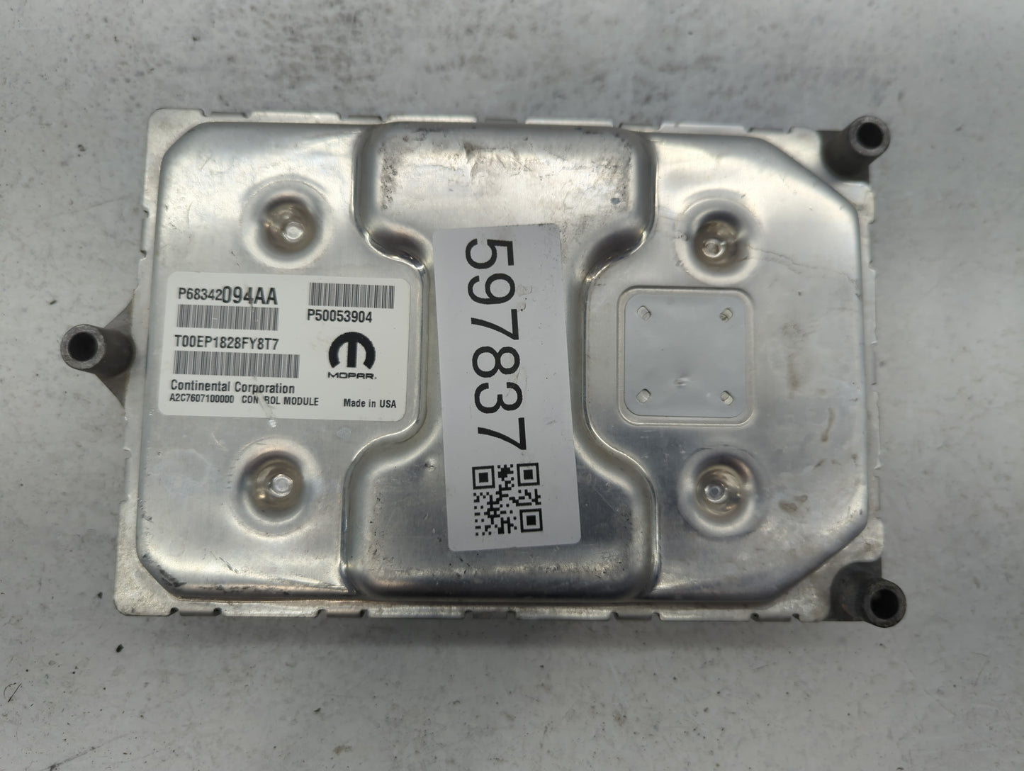 2018 Ford Fusion PCM Engine Control Computer ECU ECM PCU OEM P/N:P68342094AA Fits OEM Used Auto Parts - Oemusedautoparts1.com